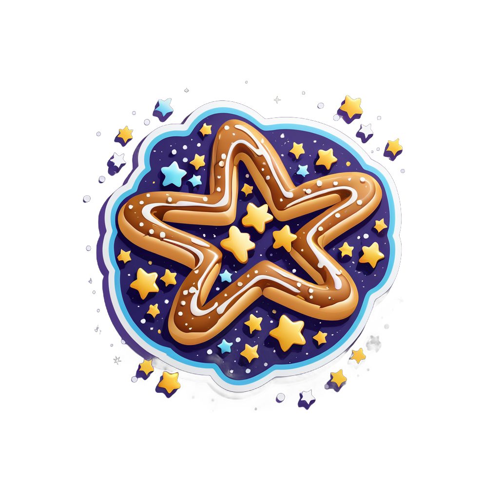 pretzel made of stars